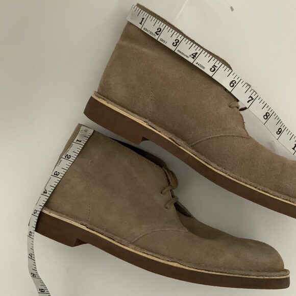 Clarks Leather Lace-up Boots Men Tan 10.5 main image 4